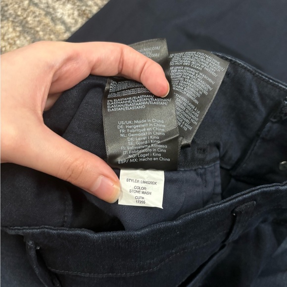 Liverpool The Wide Leg Jeans Sz 14/32 NWT | Liverpool Dark Wash Wide Leg Jeans- - Picture 7 of 16